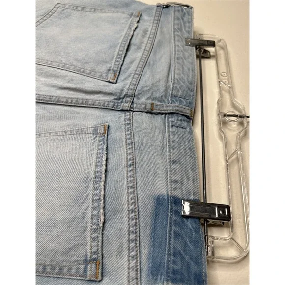 Abercrombie & Fitch Blue Ripped Ames Low Rise Boyfriend Short festival sz 12/31 - Picture 4 of 10